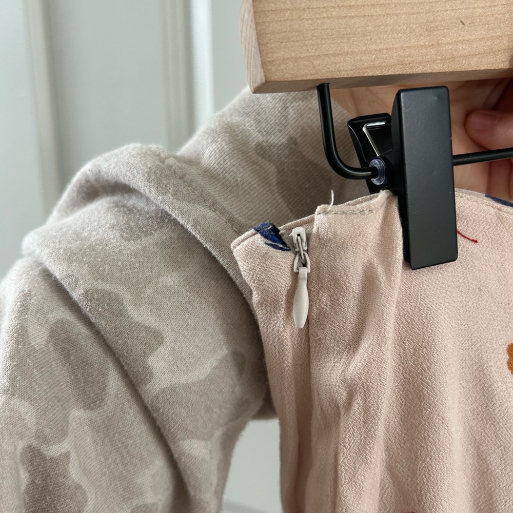 Free People Lovers Lane Floral Button Front Mini Skirt Sz 6 - Picture 7 of 9